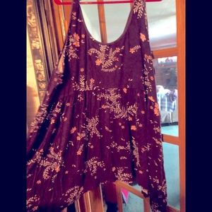 Torrid purple floral tank